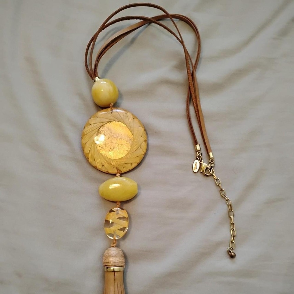 Chico's Boho Tassel Statement Necklace : Boho chic / Eclectic / Festival